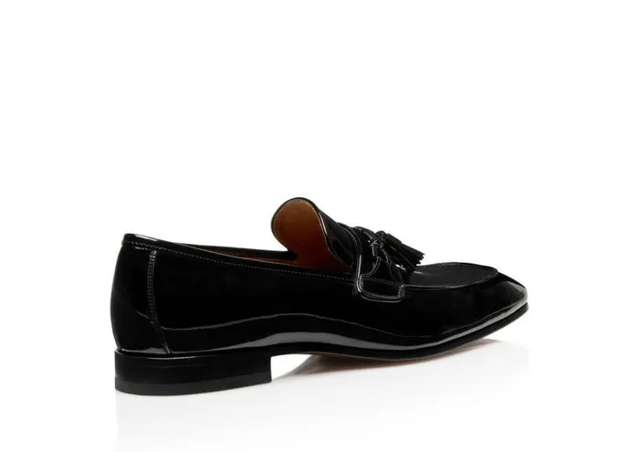 TOM FORD Loafers Men PATENT BAILEY TASSEL LOAFER Black TOM FORD Loafers Men PATENT BAILEY TASSEL LOAFER Black