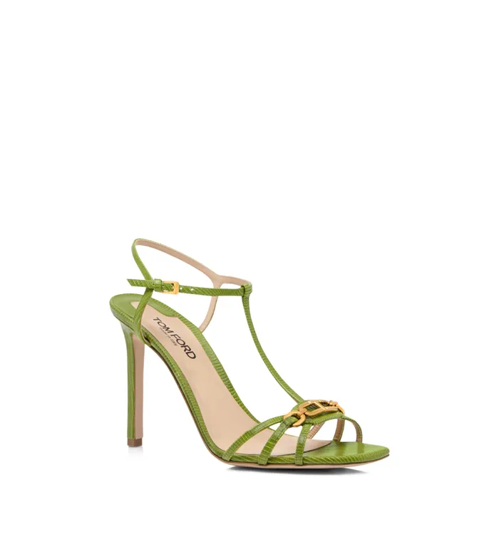 TOM FORD Sandals Women STAMPED LIZARD LEATHER WHITNEY SANDAL TOM FORD Sandals Women STAMPED LIZARD LEATHER WHITNEY SANDAL