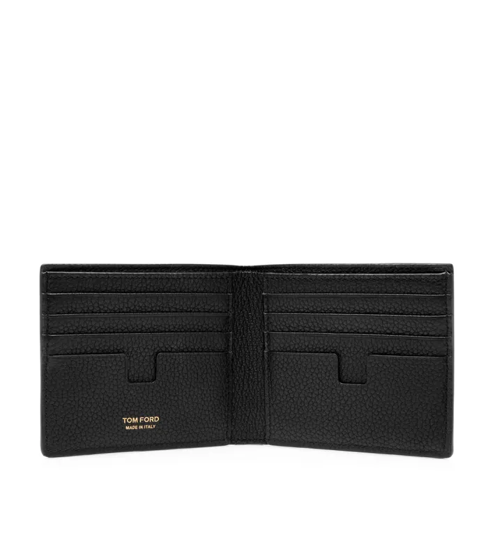 TOM FORD Small Leather Goods Men GRAIN LEATHER CLASSIC BIFOLD WALLET Black TOM FORD Small Leather Goods Men GRAIN LEATHER CLASSIC BIFOLD WALLET Black
