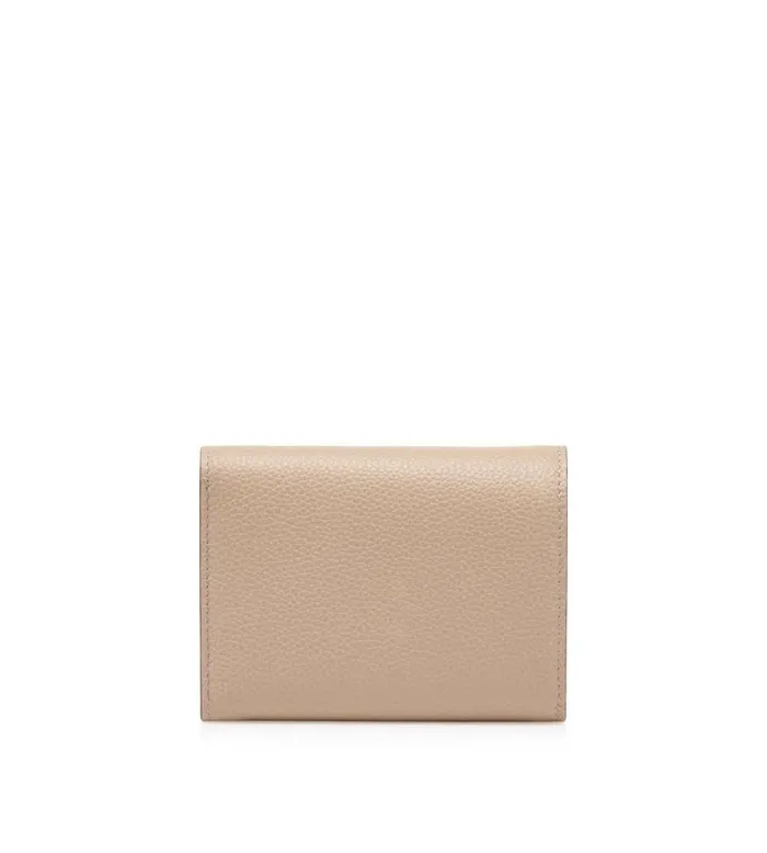 TOM FORD Small Leather Goods Women GRAIN LEATHER TARA COMPACT WALLET TOM FORD Small Leather Goods Women GRAIN LEATHER TARA COMPACT WALLET