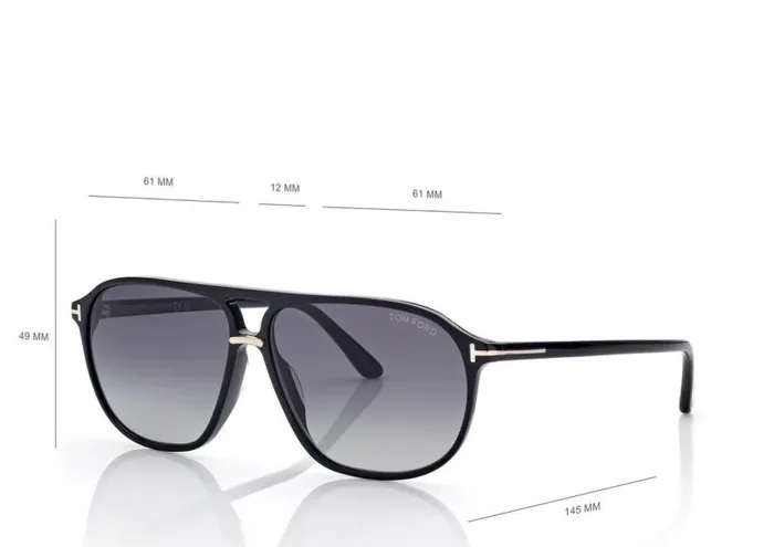 TOM FORD Sunglasses MenWomen POLARIZED BRUCE SUNGLASSES Black TOM FORD Sunglasses MenWomen POLARIZED BRUCE SUNGLASSES Black