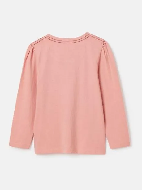 Tops and TShirts Girls Joules Pink Horse Artwork Tshirt