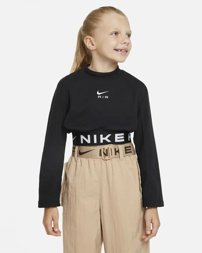 Tops And TShirts Kids Nike Air Blackwhite