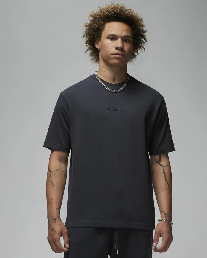 Tops And TShirts Men Nike Air Jordan Wordmark Offnoir
