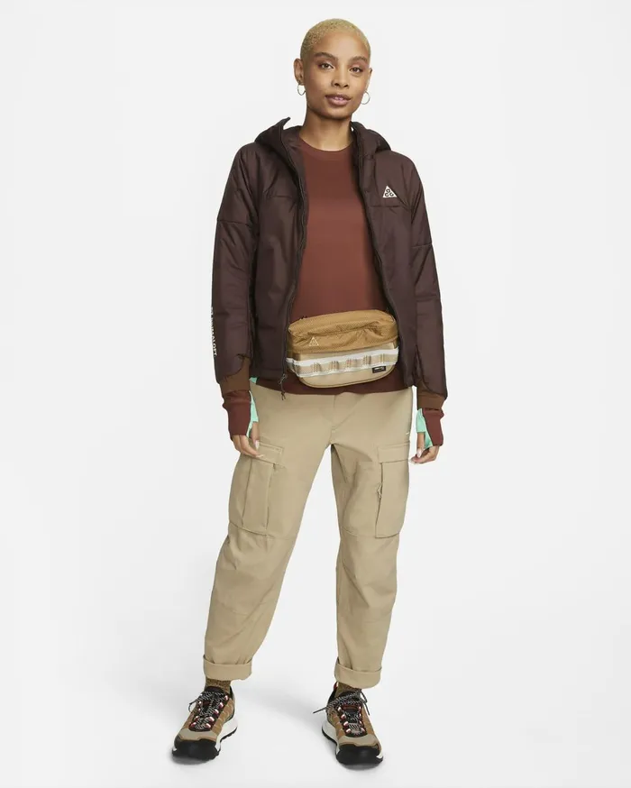 Tops And TShirts Women Nike ACG DriFIT ADV 039Goat Rocks039 Oxen Brownlight Mentabrown Basaltsummit White