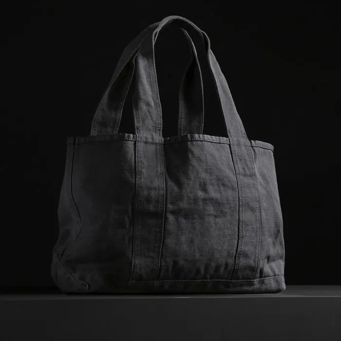 Tote Bags Men James Perse Classic Mini Canvas Tote Black