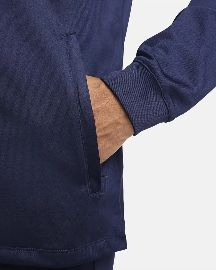 Tracksuits Men Nike Paris SaintGermain Strike Blackened Blueblackened Blueblackened Bluegold Suede