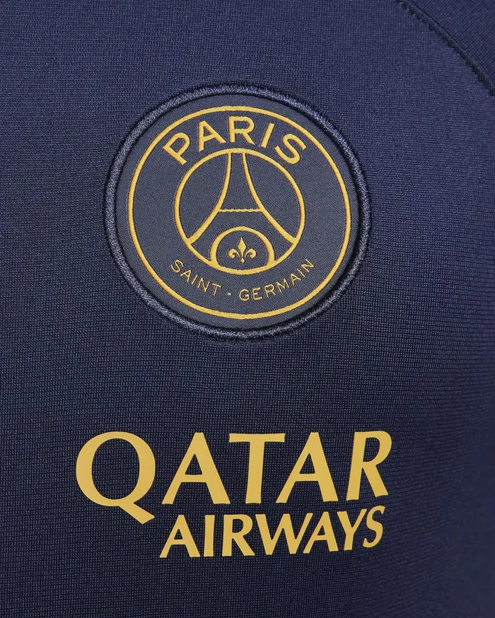 Tracksuits Men Nike Paris SaintGermain Strike Blackened Blueblackened Blueblackened Bluegold Suede