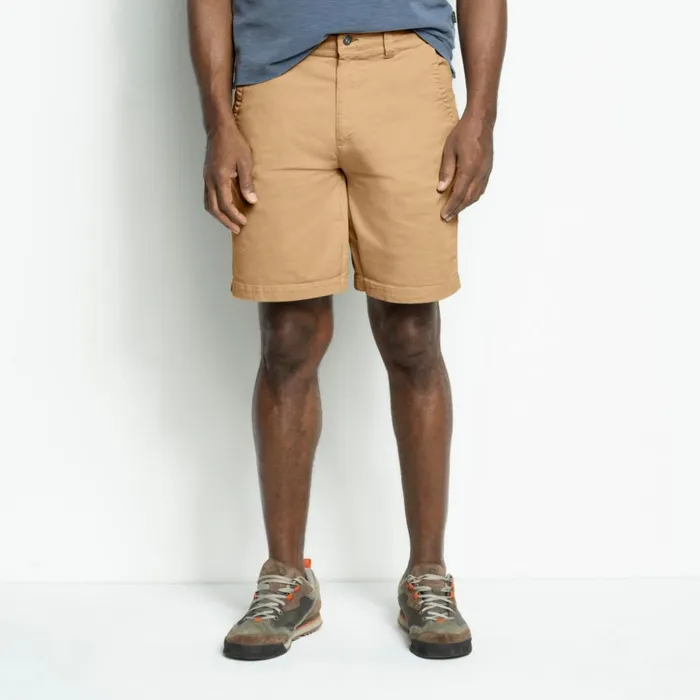 Travel Men Orvis Montana Morning EZWaist Stretch Shorts Khaki
