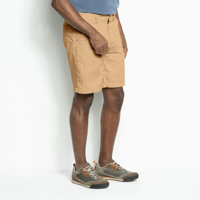 Travel Men Orvis Montana Morning EZWaist Stretch Shorts Khaki
