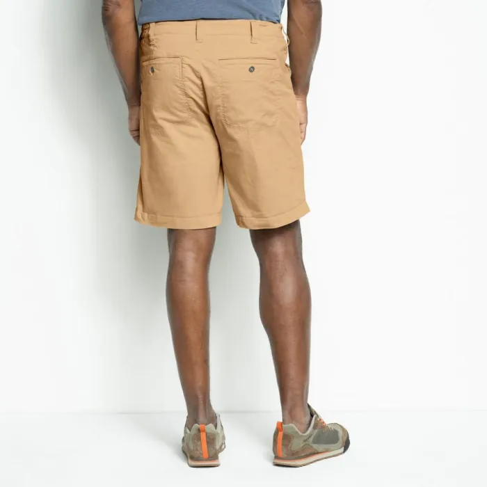Travel Men Orvis Montana Morning EZWaist Stretch Shorts Khaki