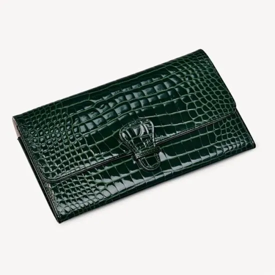 Travel Wallet With Removable Inserts Evergreen Patent Croc Women Aspinal Of London Travel Wallets