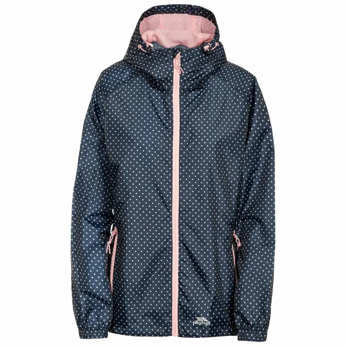 Trespass Waterpoof Packaway Jacket Indulge Navy Print Women Trespass Packaway Jackets Trespass Waterpoof Packaway Jacket Indulge Navy Print Women Trespass Packaway Jackets