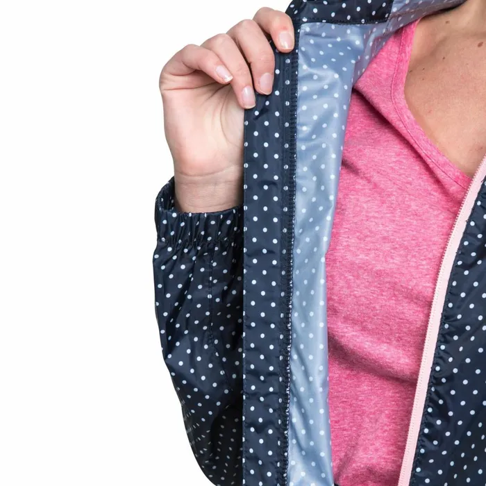 Trespass Waterpoof Packaway Jacket Indulge Navy Print Women Trespass Packaway Jackets Trespass Waterpoof Packaway Jacket Indulge Navy Print Women Trespass Packaway Jackets