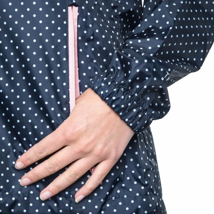 Trespass Waterpoof Packaway Jacket Indulge Navy Print Women Trespass Packaway Jackets Trespass Waterpoof Packaway Jacket Indulge Navy Print Women Trespass Packaway Jackets