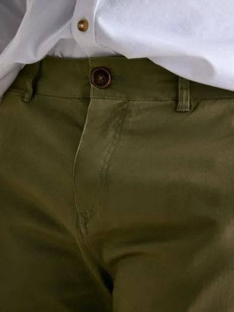 Trousers and Jeans Men Joules Green Slim Fit Chinos