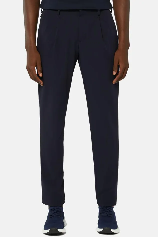 Trousers Men Boggi Milano BTech Stretch Nylon Trousers Navy Blue Trousers Men Boggi Milano BTech Stretch Nylon Trousers Navy Blue