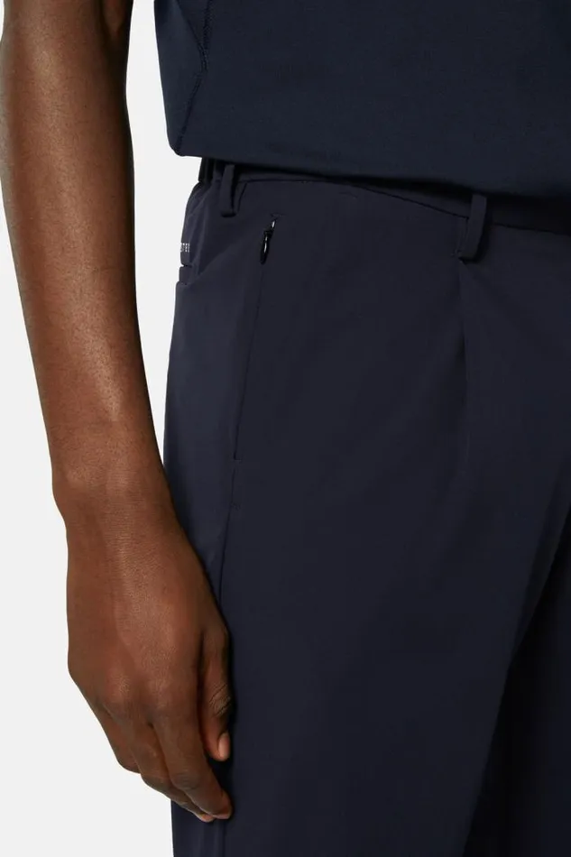 Trousers Men Boggi Milano BTech Stretch Nylon Trousers Navy Blue Trousers Men Boggi Milano BTech Stretch Nylon Trousers Navy Blue