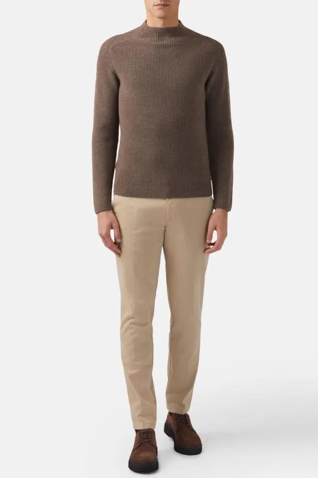 Trousers Men Boggi Milano Stretch Cotton Trousers Beige Trousers Men Boggi Milano Stretch Cotton Trousers Beige