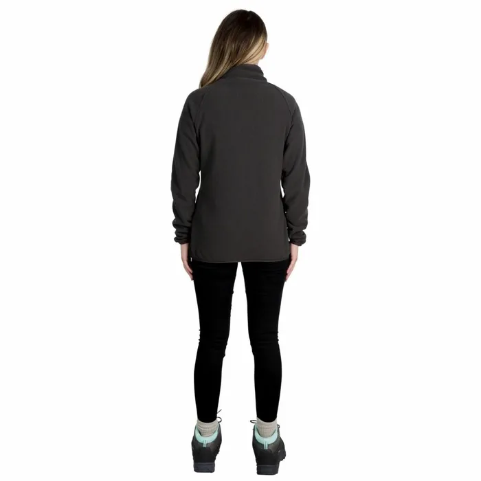 Underpinned Quilted Fleece Jacket Charcoal Women Trespass Fleece