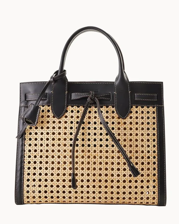 Vienna Tassel Bag Black Women Dooney and Bourke Satchels