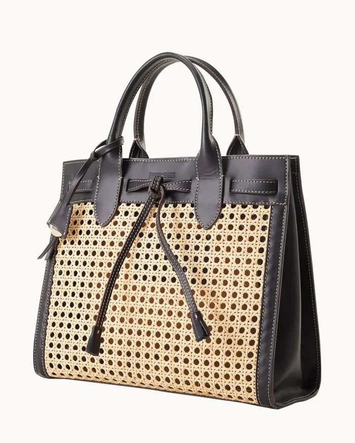 Vienna Tassel Bag Black Women Dooney and Bourke Satchels Vienna Tassel Bag Black Women Dooney and Bourke Satchels