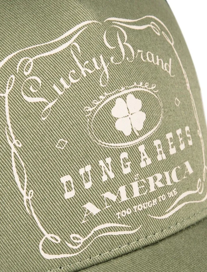 Vintage Lucky Brand Trucker Bright Green Women Lucky Brand Hats