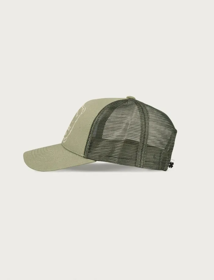 Vintage Lucky Brand Trucker Bright Green Women Lucky Brand Hats