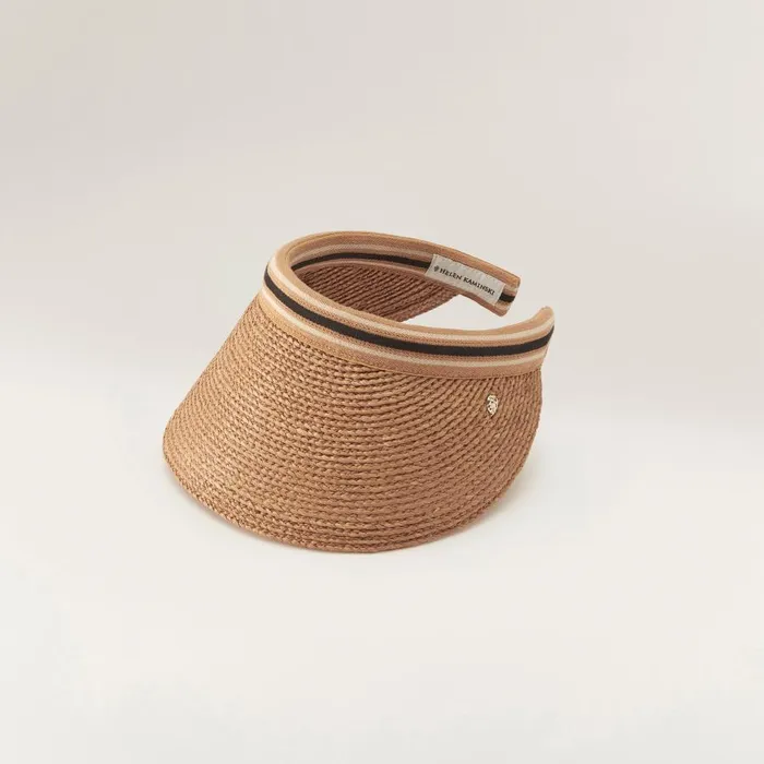 Visors Hats Helen Kaminski Bianca 12 Nougatblack Stripe