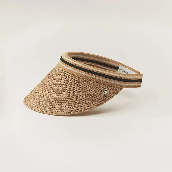 Visors Hats Helen Kaminski Bianca Nougatblack Stripe
