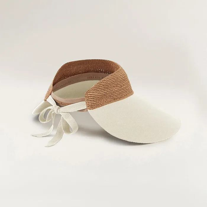 Visors Hats Helen Kaminski Rosalie Nougatoff White