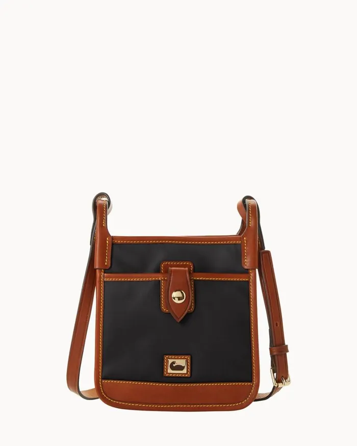Wayfarer Letter Carrier Black Women Dooney and Bourke Crossbodies
