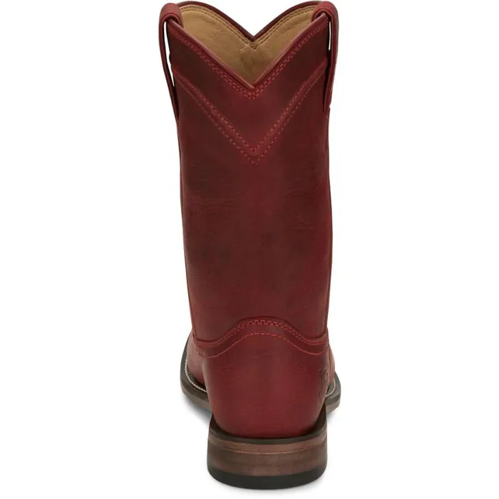 Western Women Justin Boots Holland 10034 Roper Red