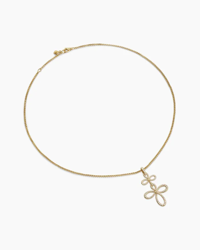 Wisteria Pendant Necklace In 18K Yellow Gold With Diamonds 382mm Women David Yurman Pendant Wisteria Pendant Necklace In 18K Yellow Gold With Diamonds 382mm Women David Yurman Pendant