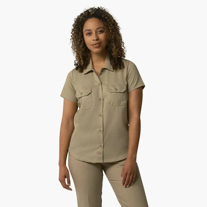 Women039s 574 Original Work Shirt Military Khaki Military Khaki ksh Women Dickies Painters Women039s 574 Original Work Shirt Military Khaki Military Khaki ksh Women Dickies Painters