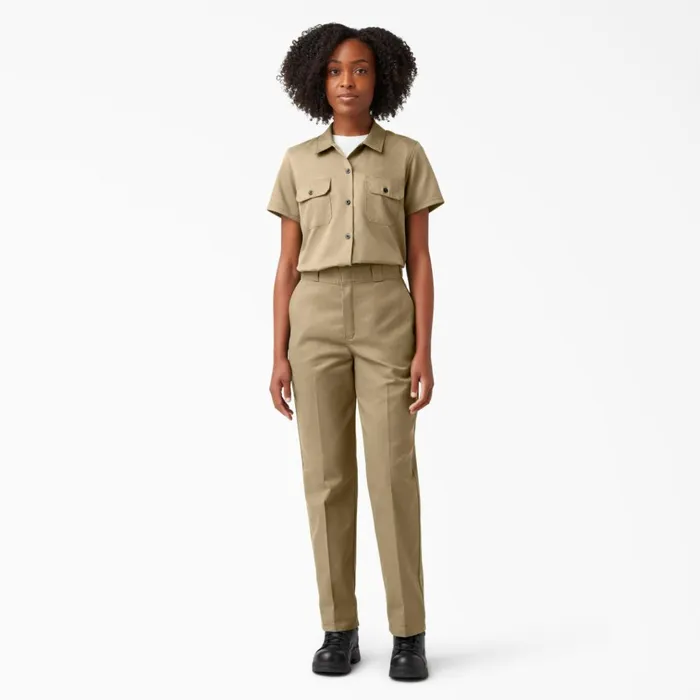 Women039s 574 Original Work Shirt Military Khaki Military Khaki ksh Women Dickies Painters Women039s 574 Original Work Shirt Military Khaki Military Khaki ksh Women Dickies Painters