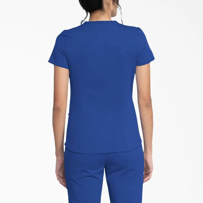 Women039s Balance VNeck Scrub Top With Zip Pocket Galaxy Blue Galaxy Blue gbl Women Dickies Scrubs Women039s Balance VNeck Scrub Top With Zip Pocket Galaxy Blue Galaxy Blue gbl Women Dickies Scrubs