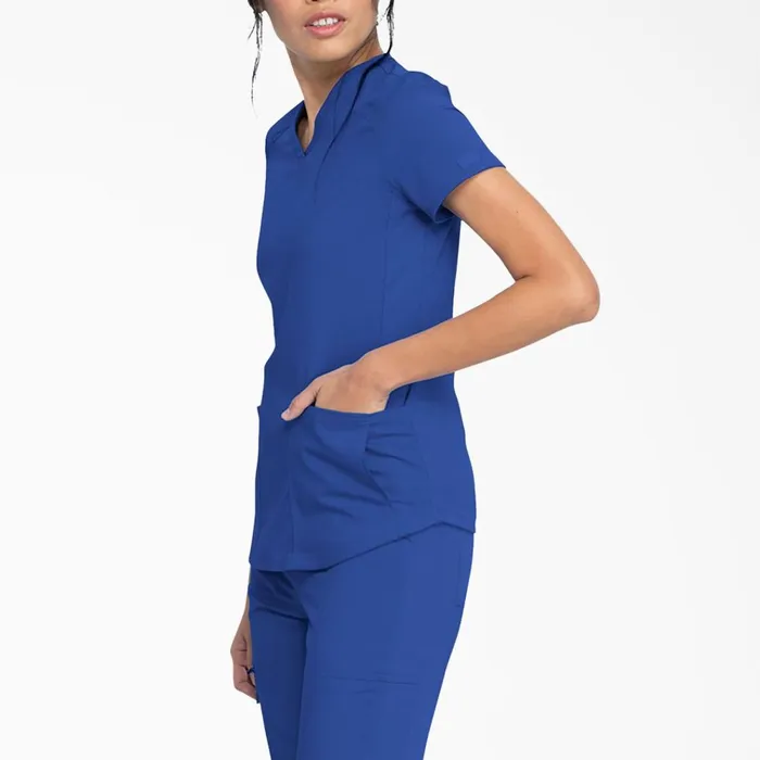 Women039s Balance VNeck Scrub Top With Zip Pocket Galaxy Blue Galaxy Blue gbl Women Dickies Scrubs Women039s Balance VNeck Scrub Top With Zip Pocket Galaxy Blue Galaxy Blue gbl Women Dickies Scrubs