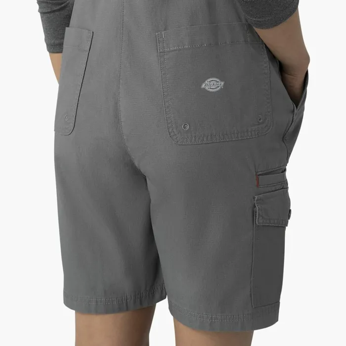Women039s Cooling Ripstop Bib Shortalls Rinsed Graphite Rinsed Graphite rga Women Dickies Shortalls