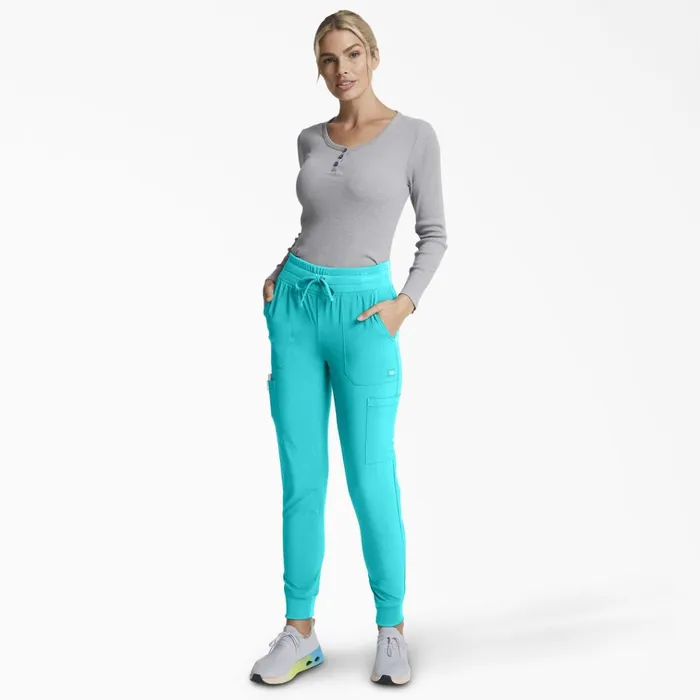 Women039s EDS Essentials Jogger Scrub Pants Teal Teal dtl Women Dickies Scrubs Women039s EDS Essentials Jogger Scrub Pants Teal Teal dtl Women Dickies Scrubs