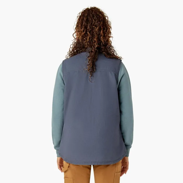 Women039s Fleece Lined Duck Canvas Vest Rinsed Diesel Gray Rinsed Diesel Gray ryg Women Dickies Vests Women039s Fleece Lined Duck Canvas Vest Rinsed Diesel Gray Rinsed Diesel Gray ryg Women Dickies Vests