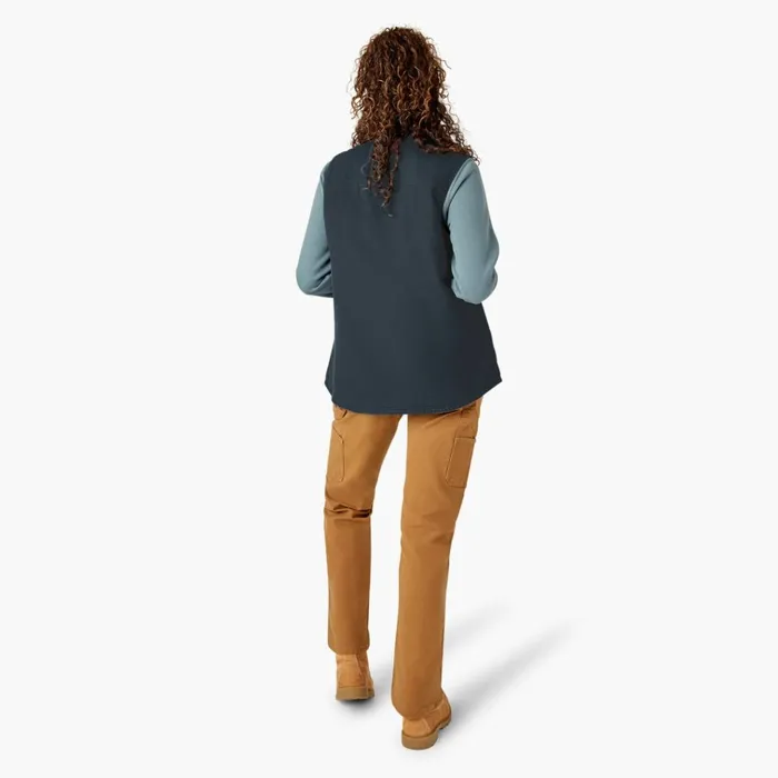Women039s Fleece Lined Duck Canvas Vest Rinsed Diesel Gray Rinsed Diesel Gray ryg Women Dickies Vests Women039s Fleece Lined Duck Canvas Vest Rinsed Diesel Gray Rinsed Diesel Gray ryg Women Dickies Vests