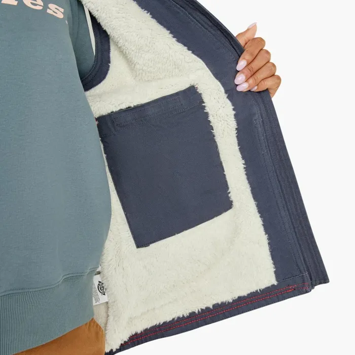 Women039s Fleece Lined Duck Canvas Vest Rinsed Diesel Gray Rinsed Diesel Gray ryg Women Dickies Vests Women039s Fleece Lined Duck Canvas Vest Rinsed Diesel Gray Rinsed Diesel Gray ryg Women Dickies Vests