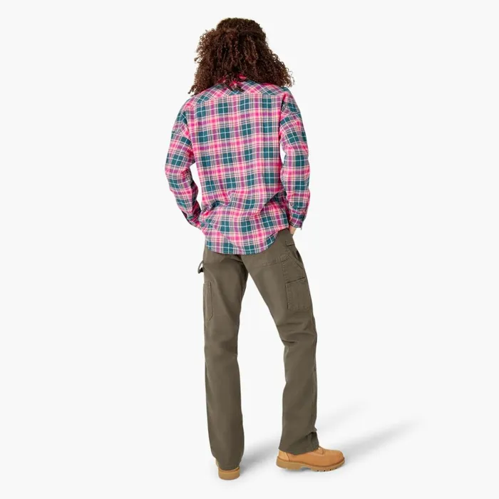 Women039s Long Sleeve Flannel Shirt Rosebud Dark Teal Plaid Rosebud Dark Teal Plaid upt Women Dickies Button Up Women039s Long Sleeve Flannel Shirt Rosebud Dark Teal Plaid Rosebud Dark Teal Plaid upt Women Dickies Button Up