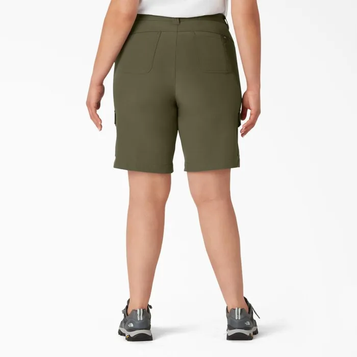 Women039s Plus Cooling Slim Fit Cargo Shorts 10034 Military Green Military Green ml Women Dickies Work Shorts Women039s Plus Cooling Slim Fit Cargo Shorts 10034 Military Green Military Green ml Women Dickies Work Shorts