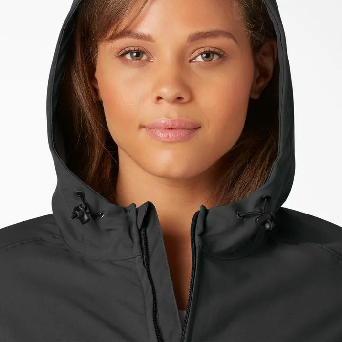 Women039s Plus Performance Hooded Jacket Black Black bkx Women Dickies Outerwear Women039s Plus Performance Hooded Jacket Black Black bkx Women Dickies Outerwear