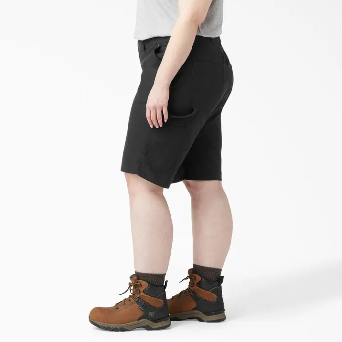 Women039s Plus Relaxed Fit Duck Carpenter Shorts 11034 Rinsed Black Rinsed Black rbk Women Dickies Shorts Women039s Plus Relaxed Fit Duck Carpenter Shorts 11034 Rinsed Black Rinsed Black rbk Women Dickies Shorts