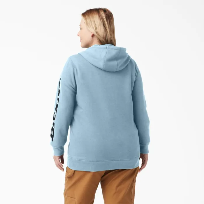Women039s Plus Water Repellent Sleeve Logo Hoodie Clear Blue Clear Blue eu Women Dickies Hoodies and Sweatshirts Women039s Plus Water Repellent Sleeve Logo Hoodie Clear Blue Clear Blue eu Women Dickies Hoodies and Sweatshirts