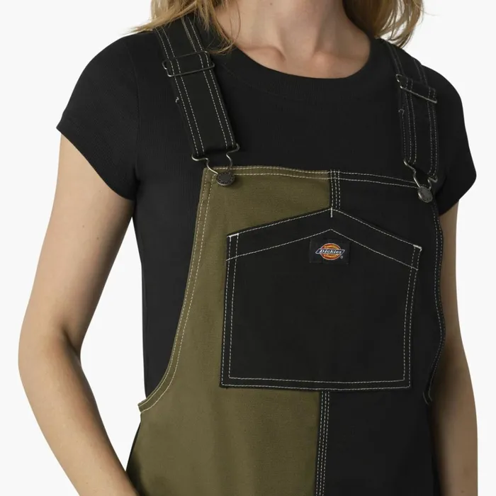 Women039s Regular Fit Colorblock Bib Overall Dress MilitaryBlack Color Block Militaryblack Color Block mck Women Dickies Skirts and Dresses Women039s Regular Fit Colorblock Bib Overall Dress MilitaryBlack Color Block Militaryblack Color Block mck Women Dickies Skirts and Dresses