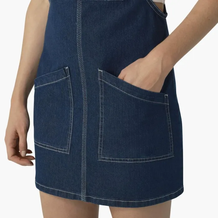 Women039s Regular Fit Denim Bib Overall Dress Stonewashed Indigo Blue Stonewashed Indigo Blue snb Women Dickies Skirts and Dresses Women039s Regular Fit Denim Bib Overall Dress Stonewashed Indigo Blue Stonewashed Indigo Blue snb Women Dickies Skirts and Dresses